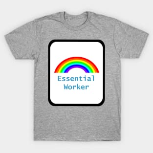 Framed Rainbow Essential Worker T-Shirt